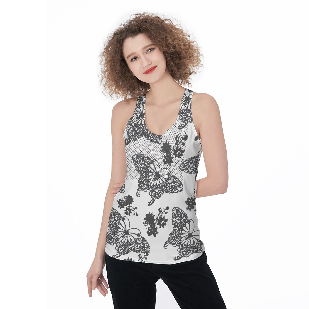 All-Over Print Women's Racerback Tank Top
