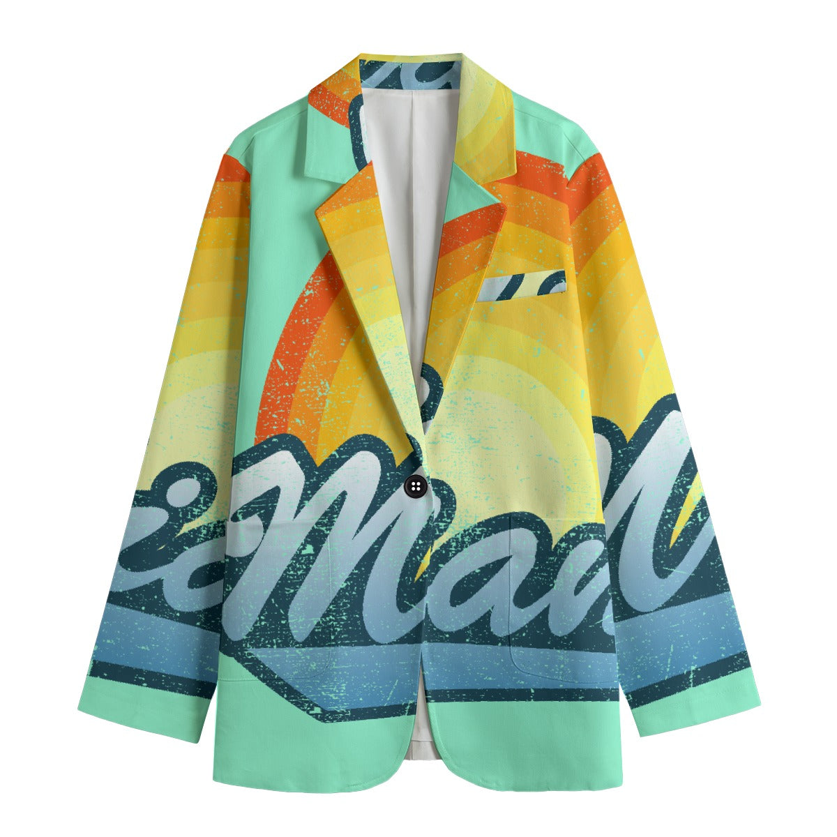 All-Over Print Women's Leisure Blazer