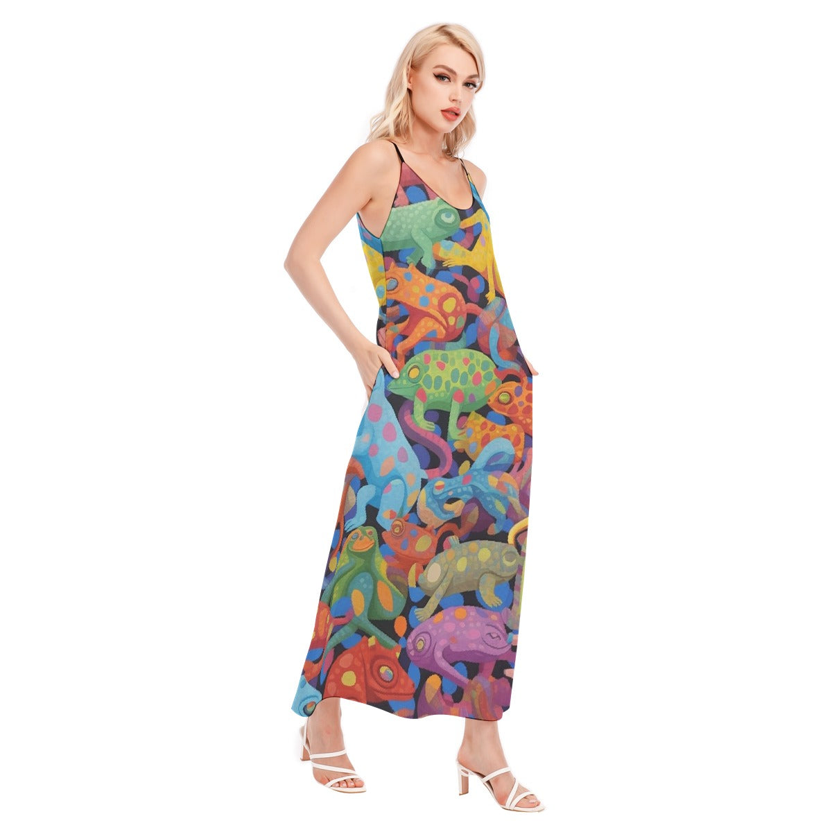 All-Over Print Women's Sling Dress