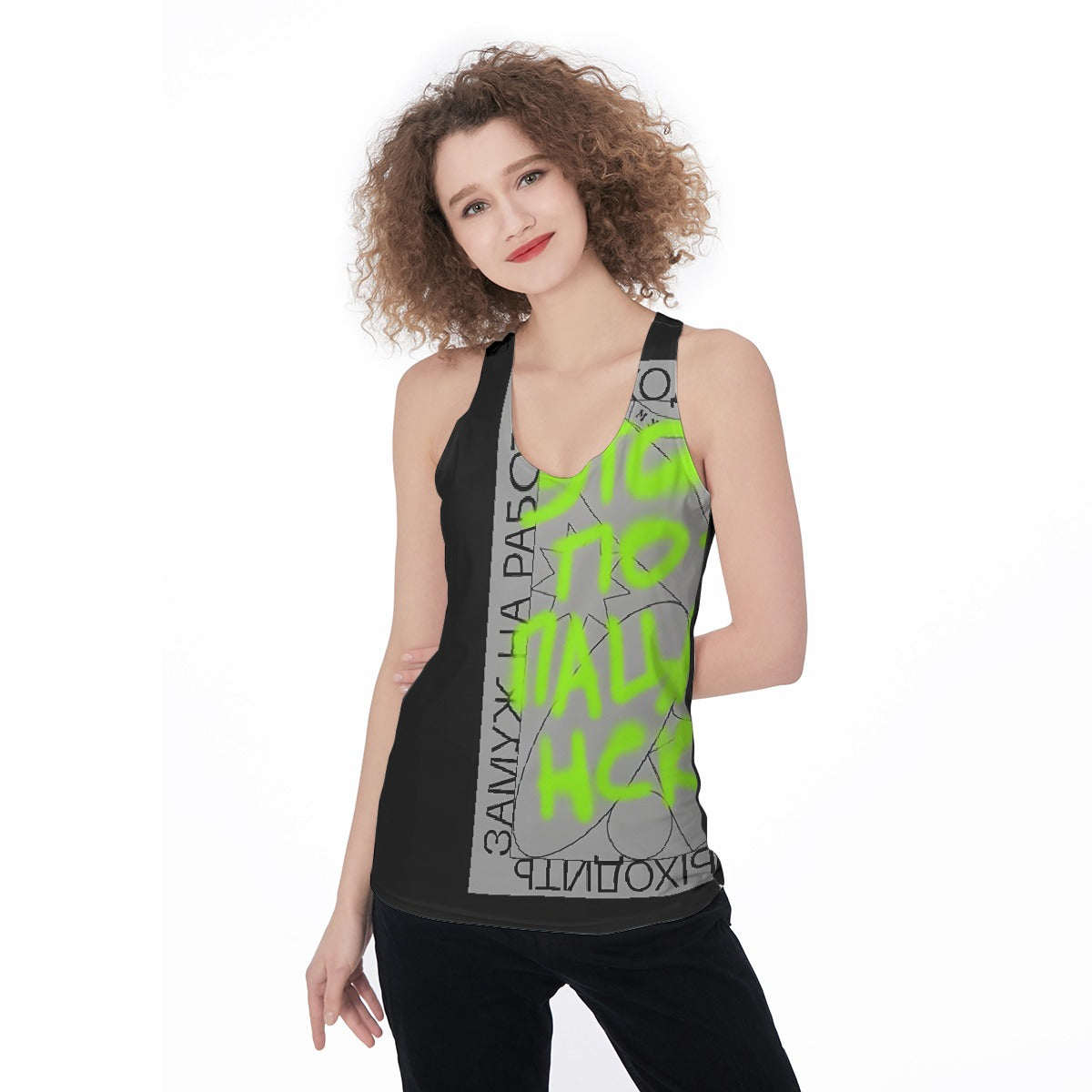 All-Over Print Women's Racerback Tank Top