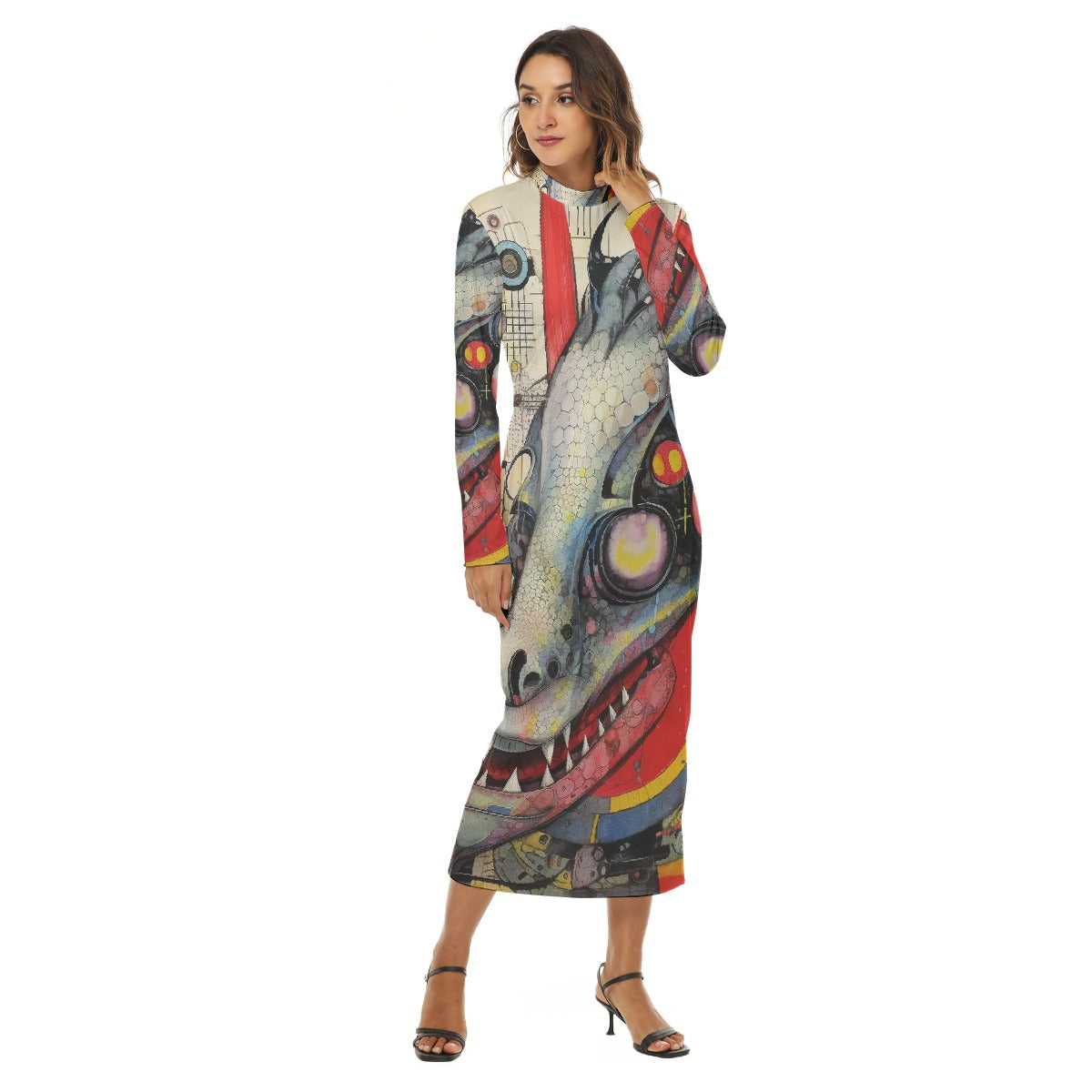 All-Over Print Women's Hip Dress
