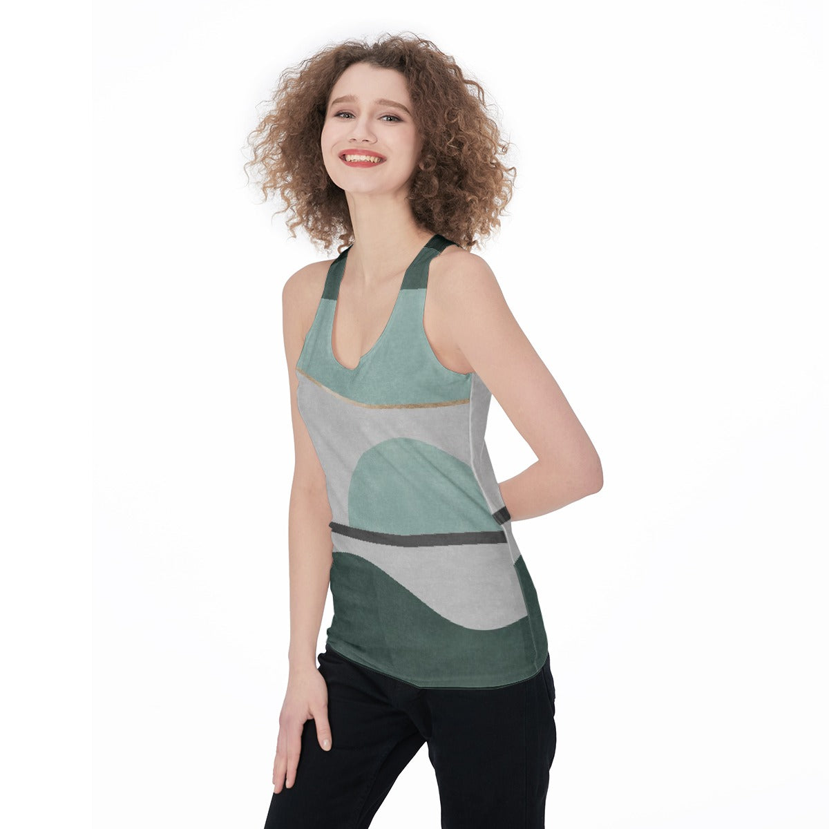 All-Over Print Women's Racerback Tank Top