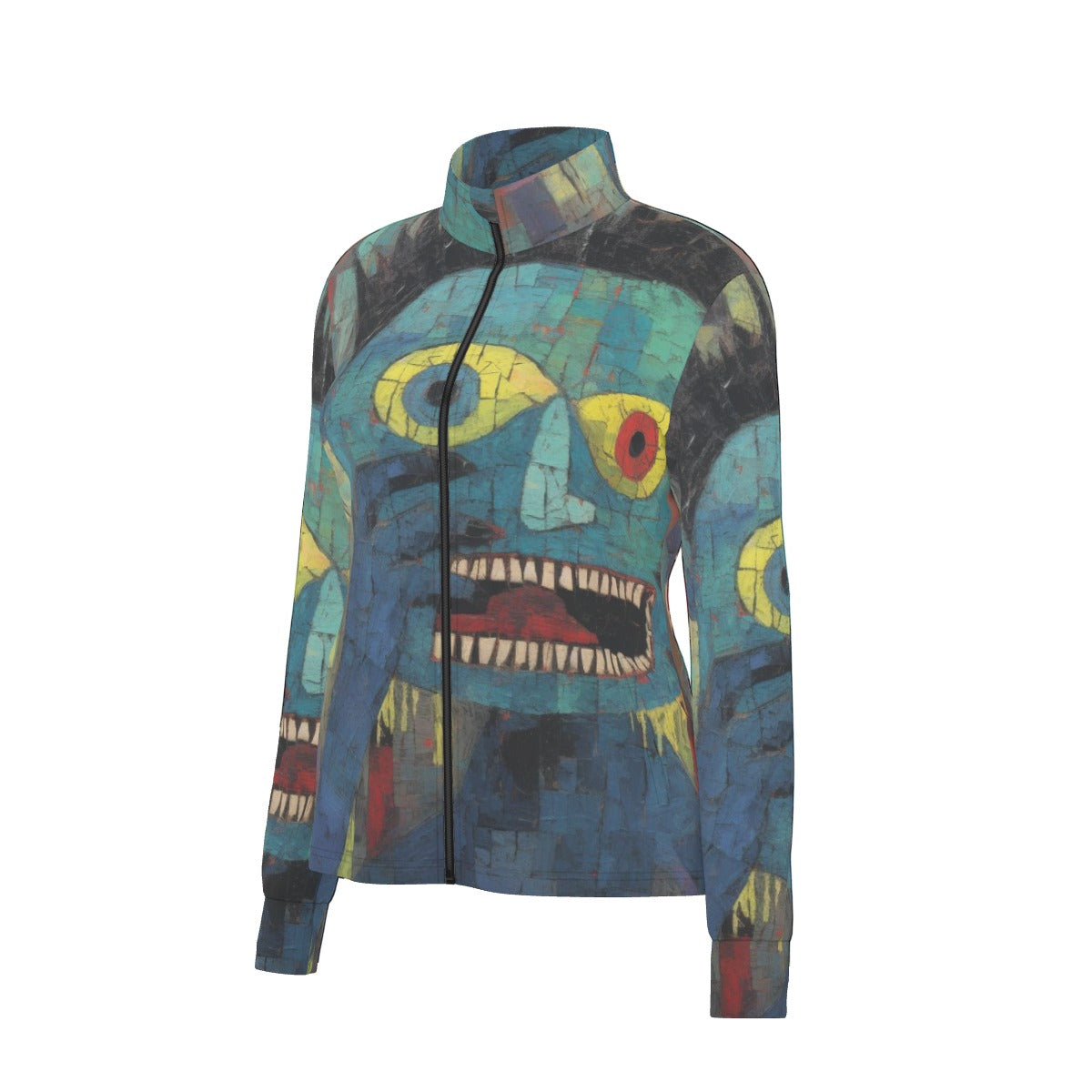 All-Over Print Women's Long Sleeve Thumbhole Jacket