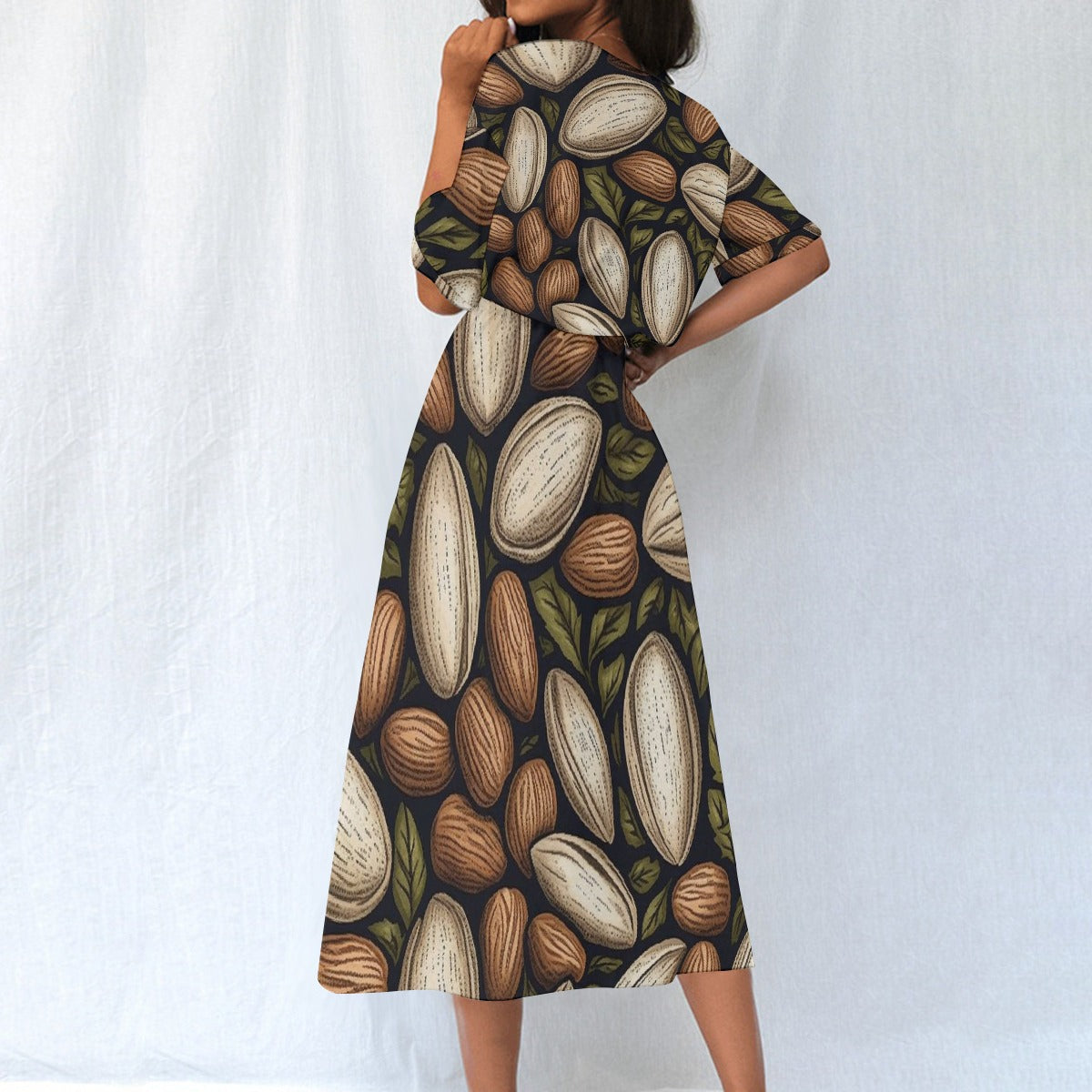 All-Over Print Women's Elastic Waist Dress