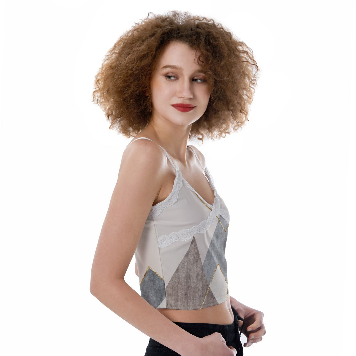 All-Over Print Women's Lace Camisole