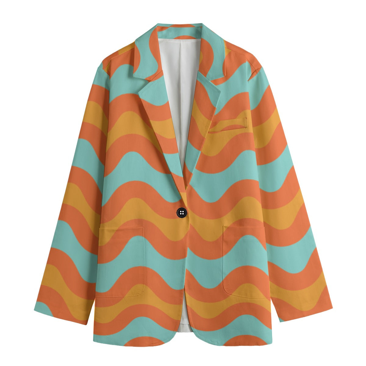 All-Over Print Women's Leisure Blazer