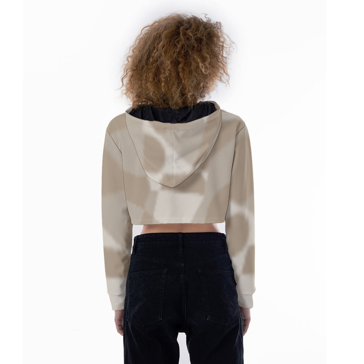 All-Over Print Women's Crop Top Hoodie