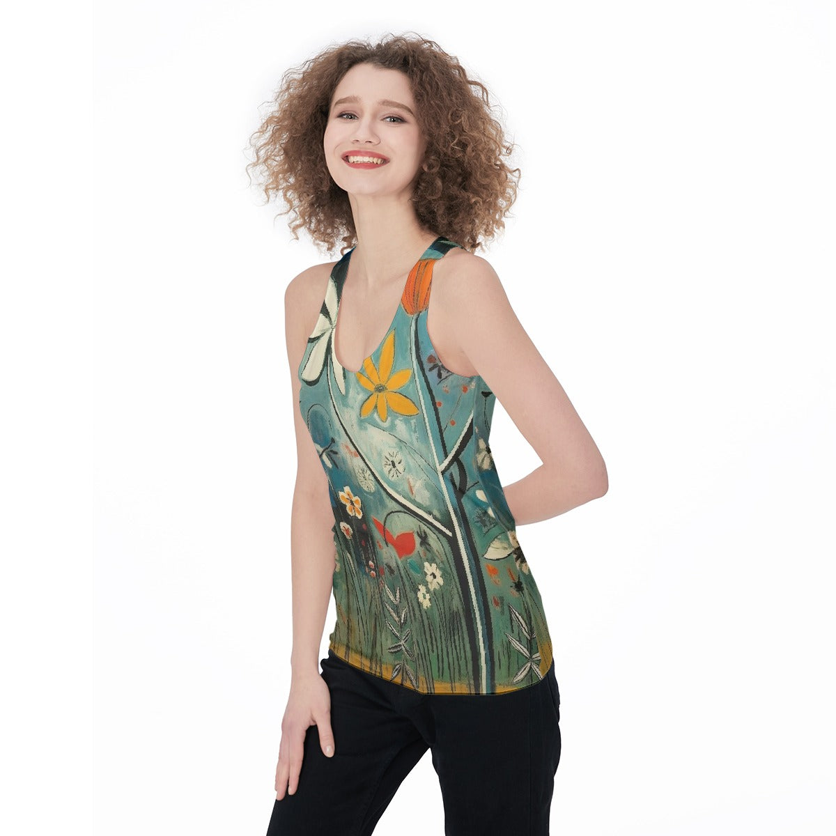 All-Over Print Women's Racerback Tank Top