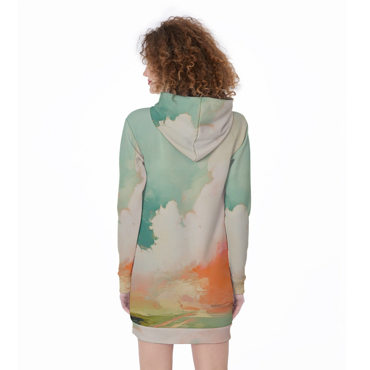 All-Over Print Women's Long Hoodie