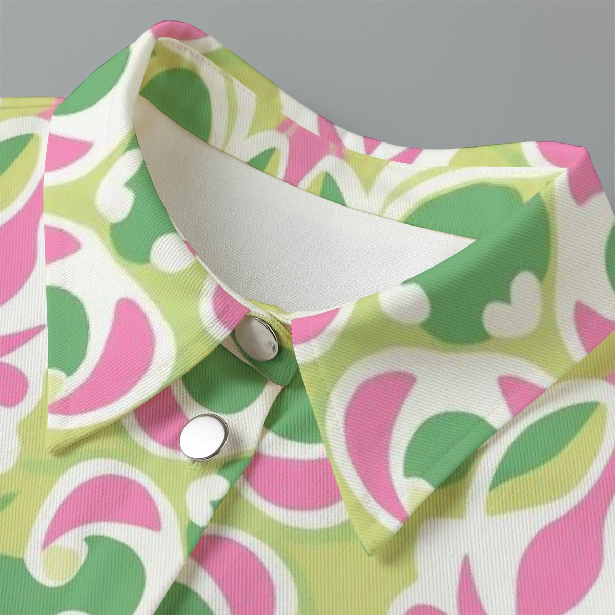 All-Over Print Women's Cropped Jacket | 245GSM Cotton