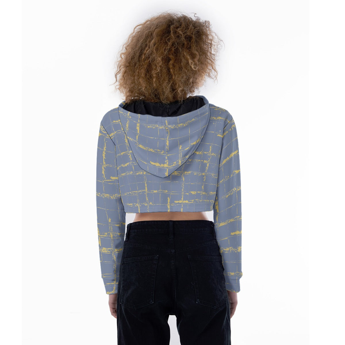 All-Over Print Women's Crop Top Hoodie