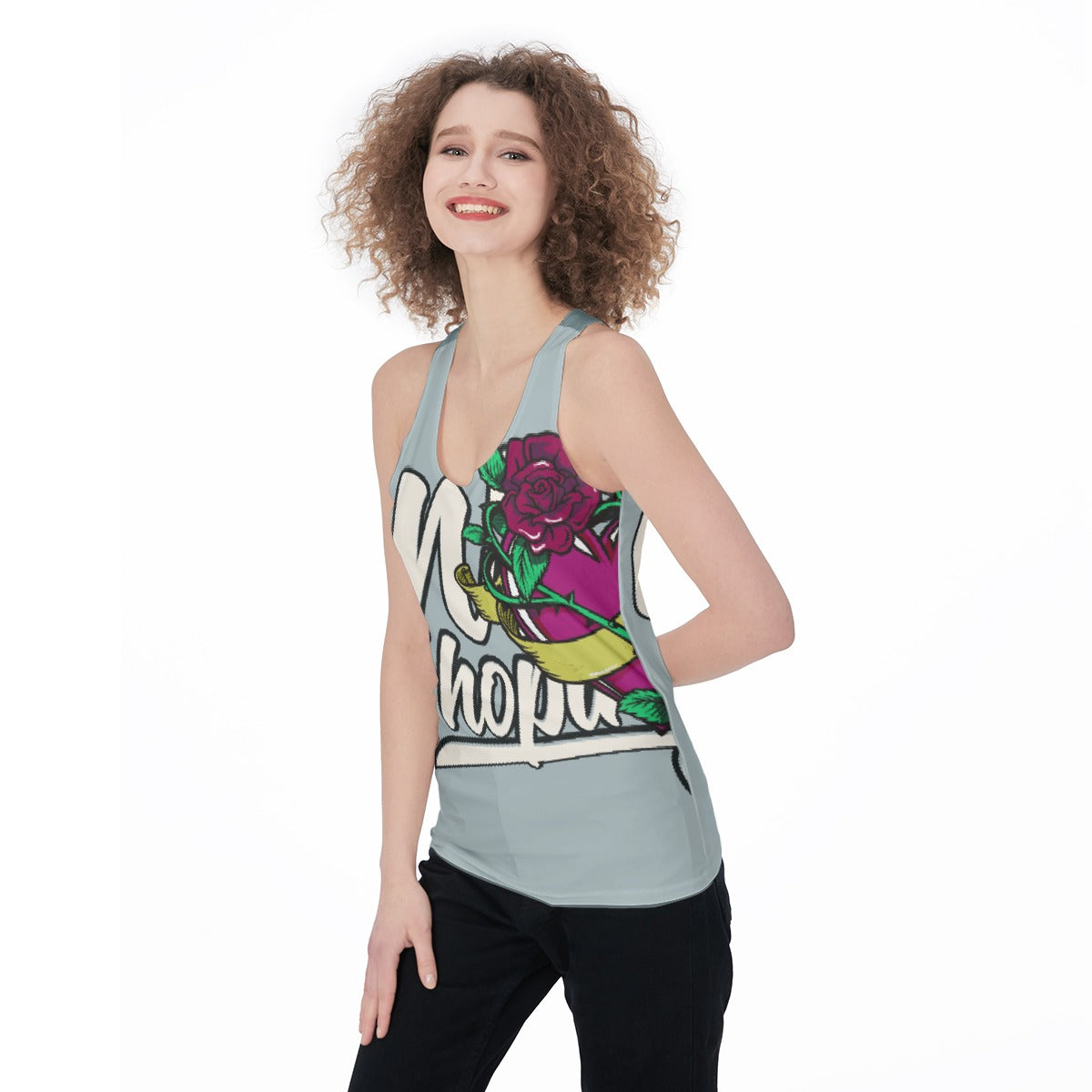 All-Over Print Women's Racerback Tank Top