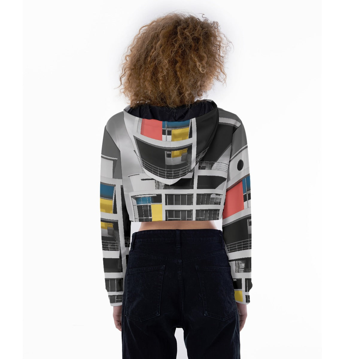 All-Over Print Women's Crop Top Hoodie