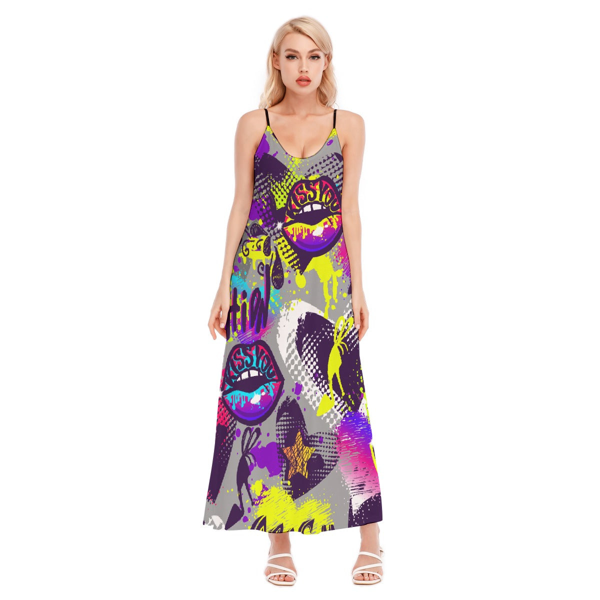 All-Over Print Women's Sling Dress