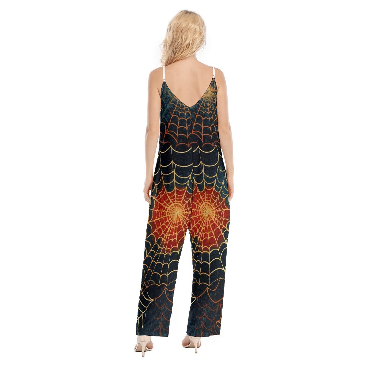 All-Over Print Women's Loose Cami Jumpsuit