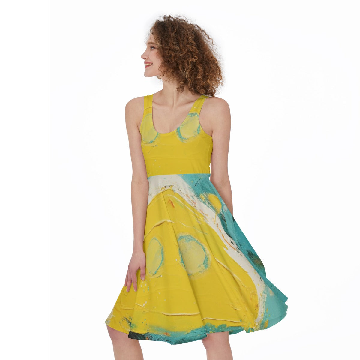 All-Over Print Women's Sleeveless Dress