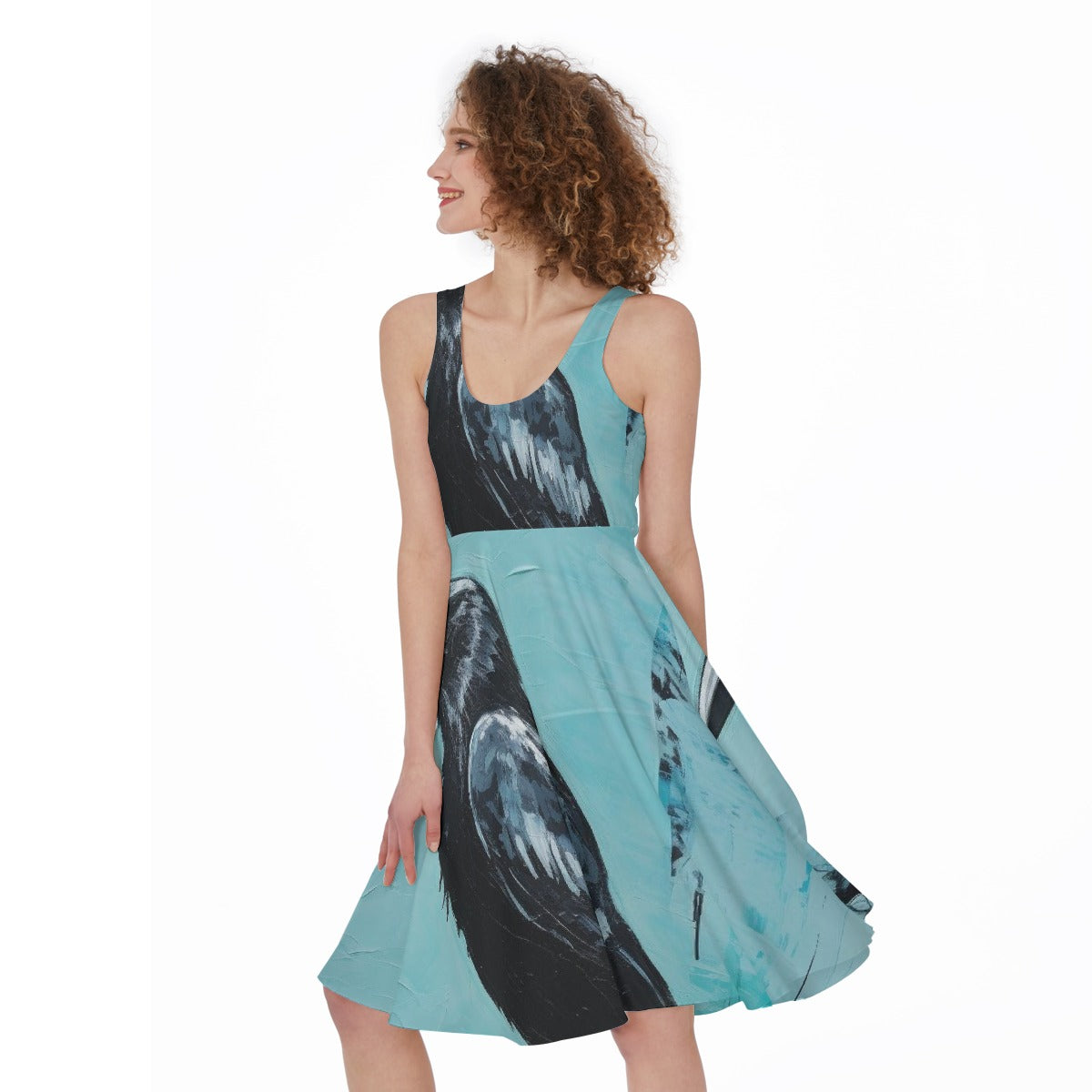 All-Over Print Women's Sleeveless Dress