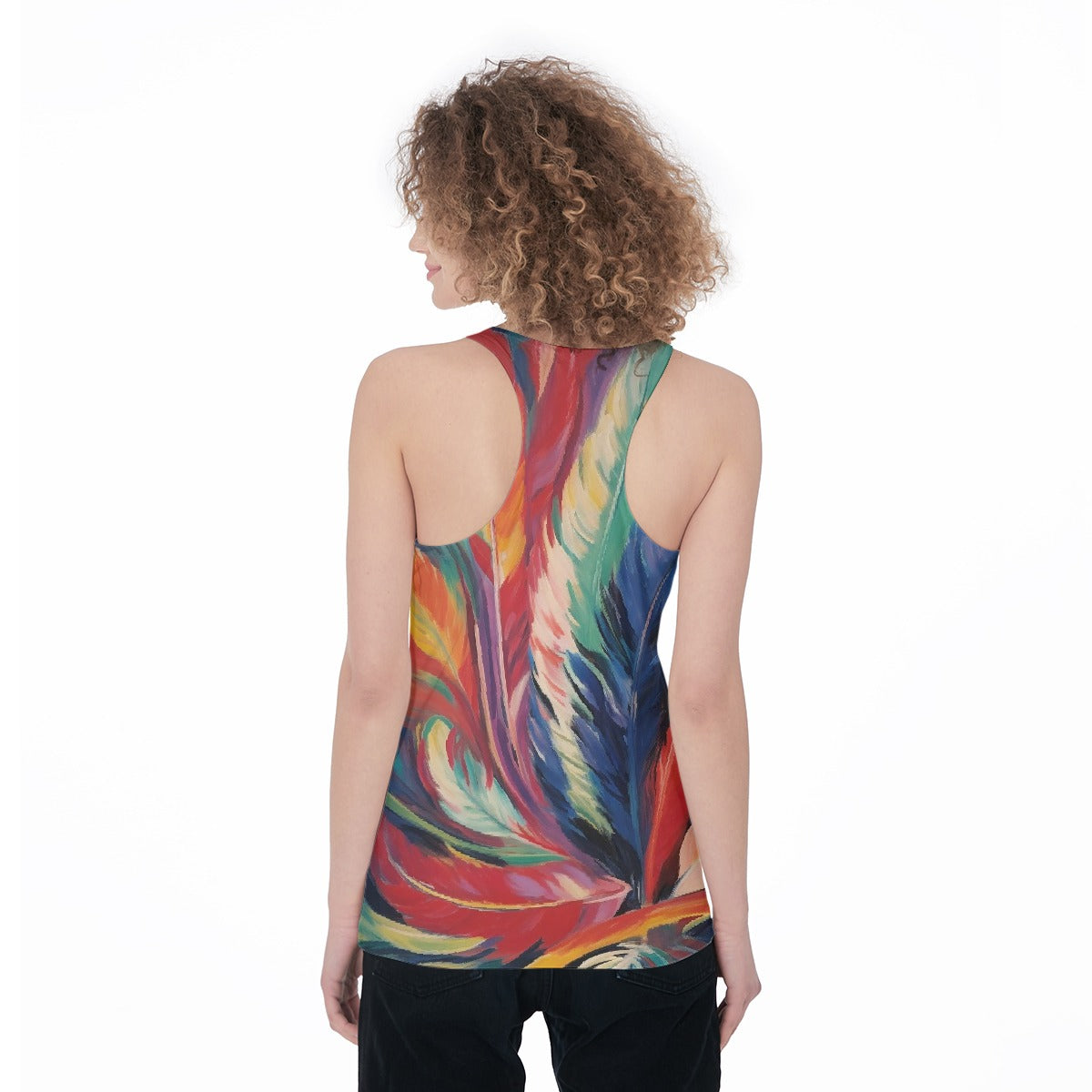 All-Over Print Women's Racerback Tank Top