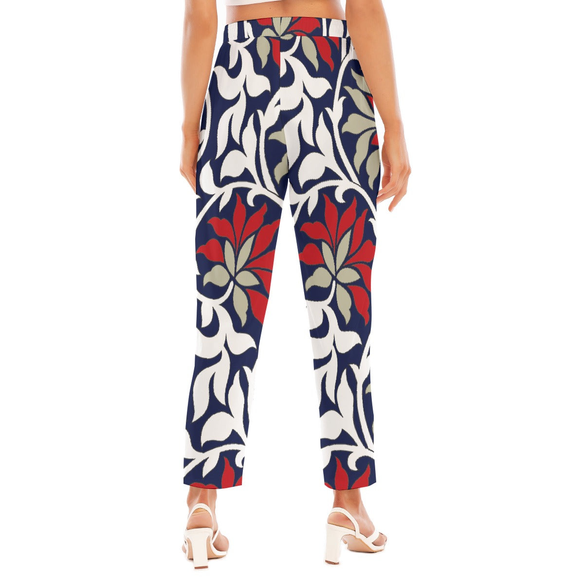 All-Over Print Women's Loose Straight-leg Pants