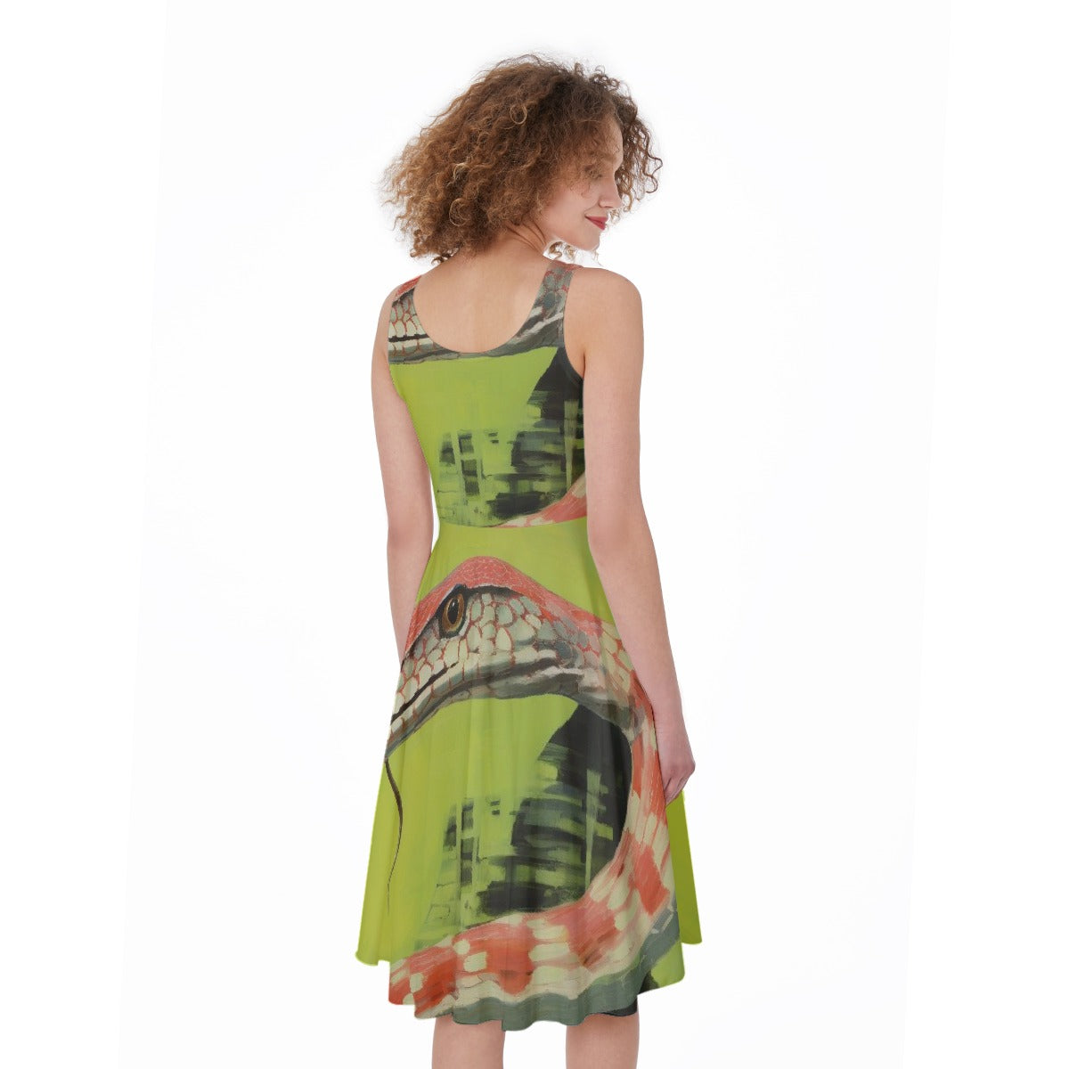 All-Over Print Women's Sleeveless Dress