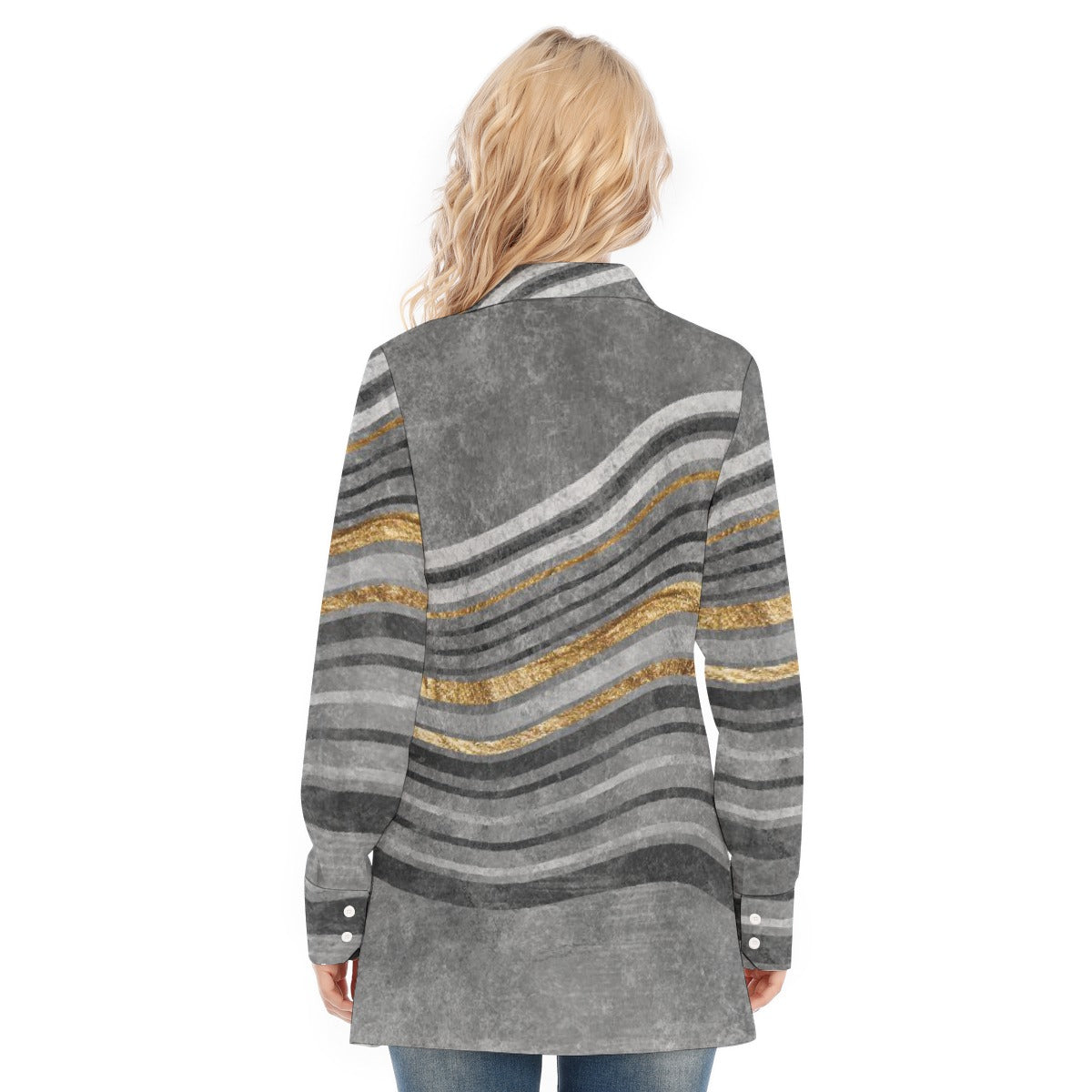 All-Over Print Women's Long Shirt