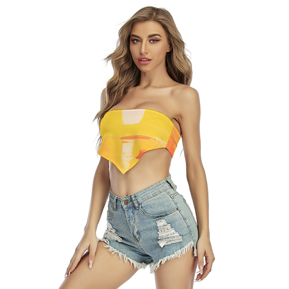 All-Over Print Women's Triangle Tube Top