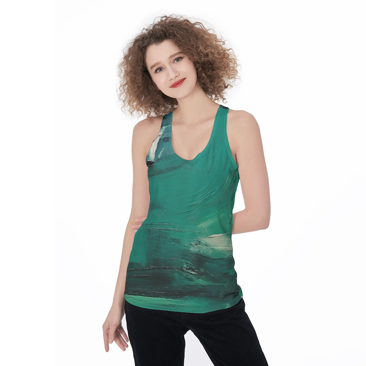 All-Over Print Women's Racerback Tank Top