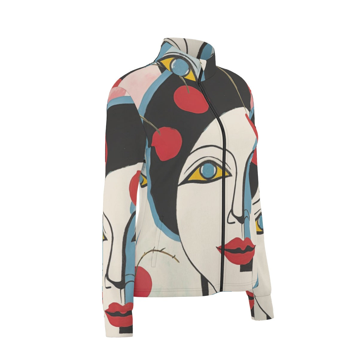 All-Over Print Women's Long Sleeve Thumbhole Jacket