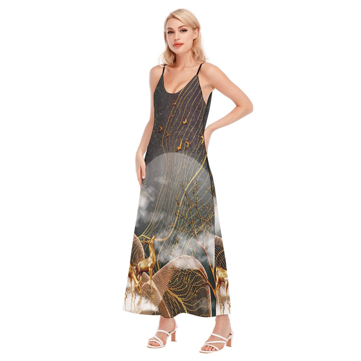 All-Over Print Women's Sling Dress