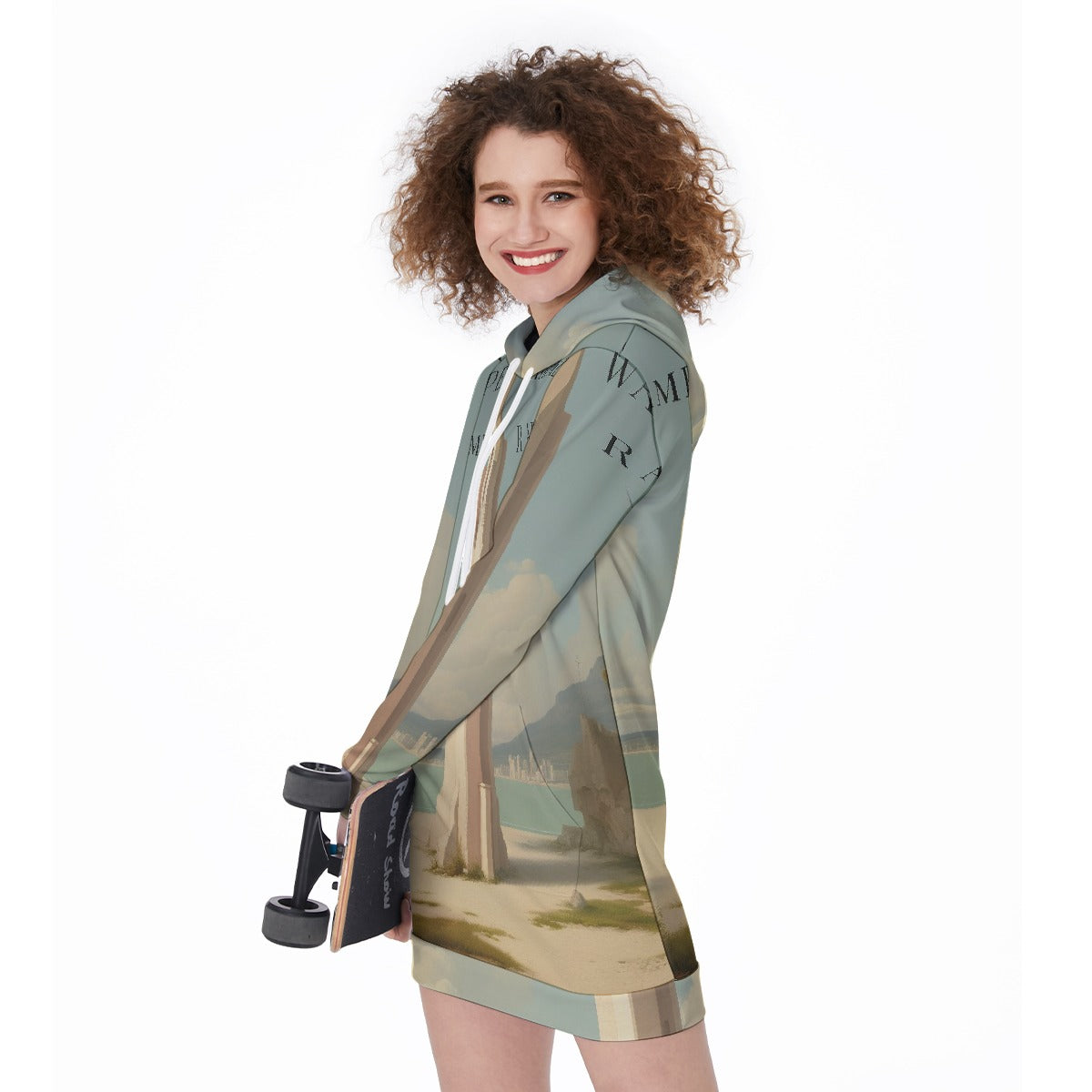 All-Over Print Women's Long Hoodie