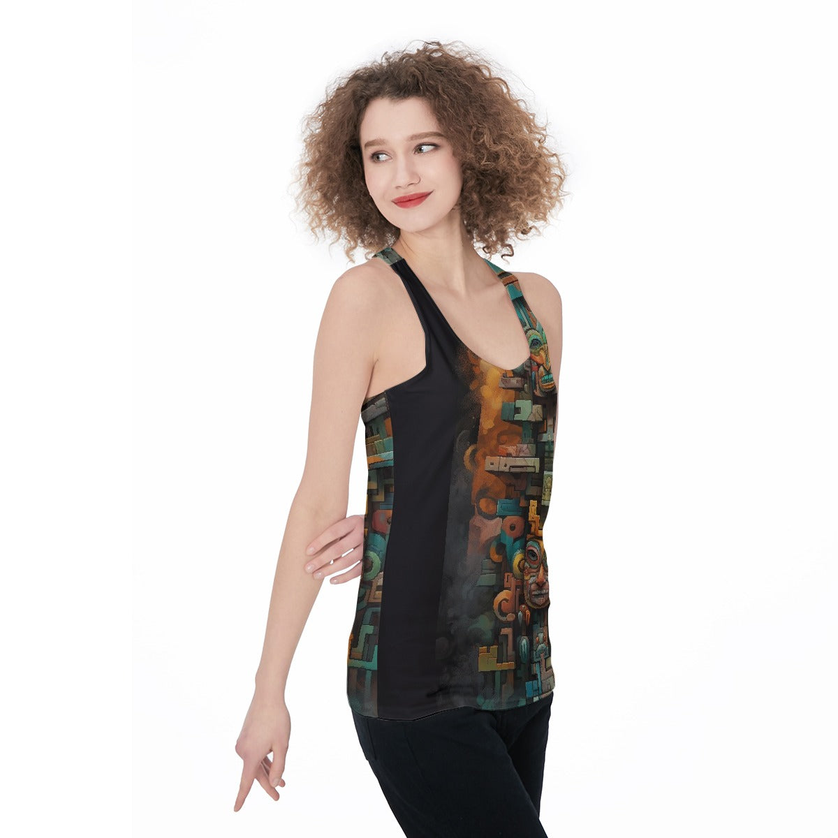 All-Over Print Women's Racerback Tank Top