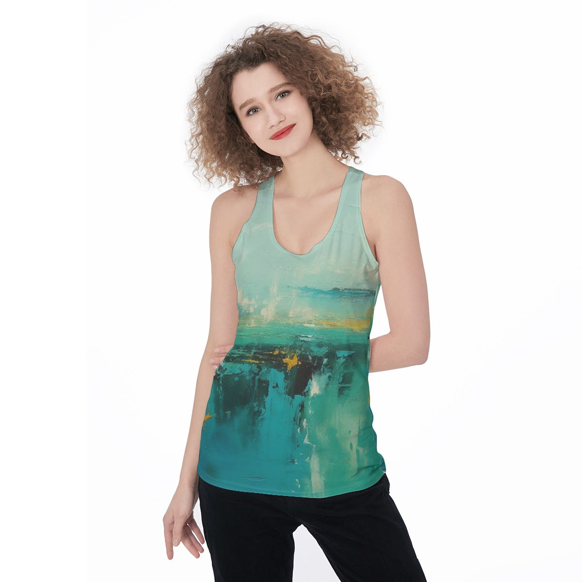 All-Over Print Women's Racerback Tank Top