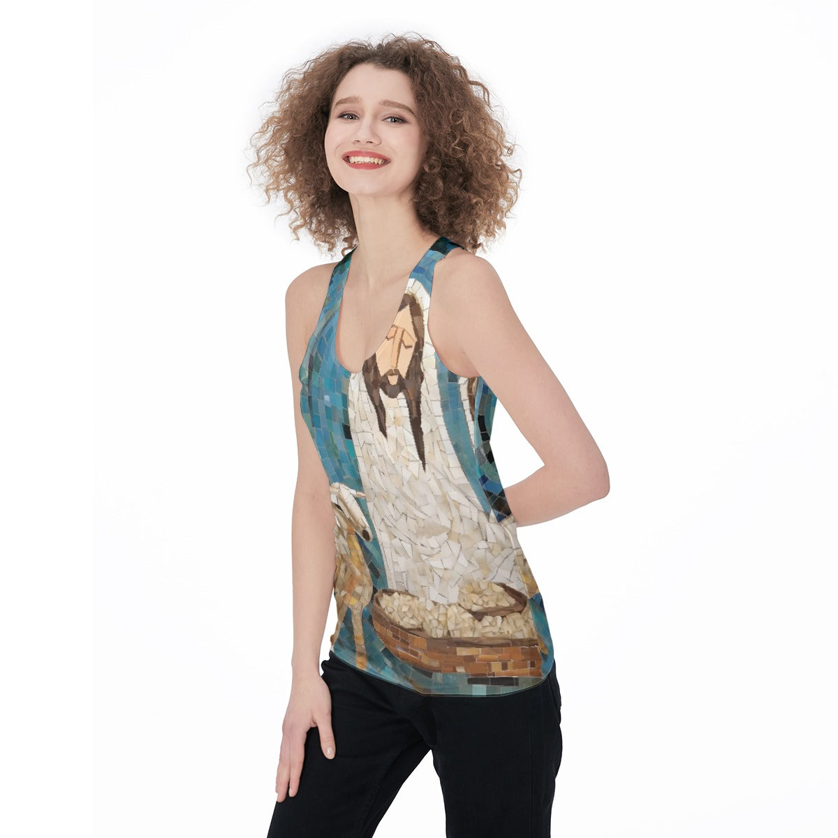 All-Over Print Women's Racerback Tank Top