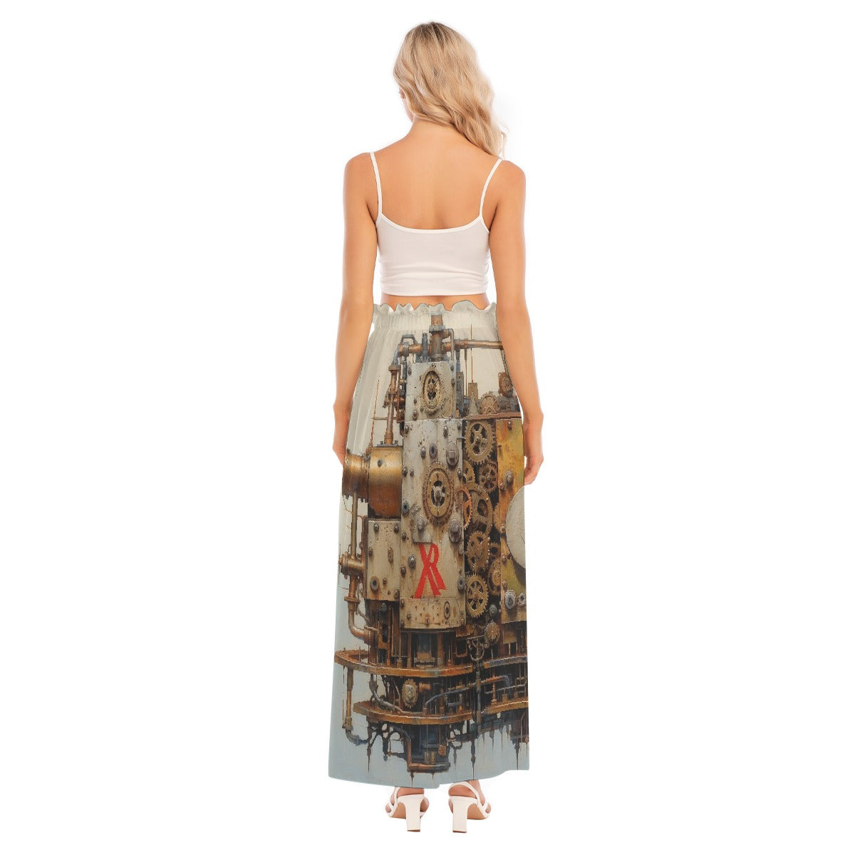 All-Over Print Women's Side Split Skirt
