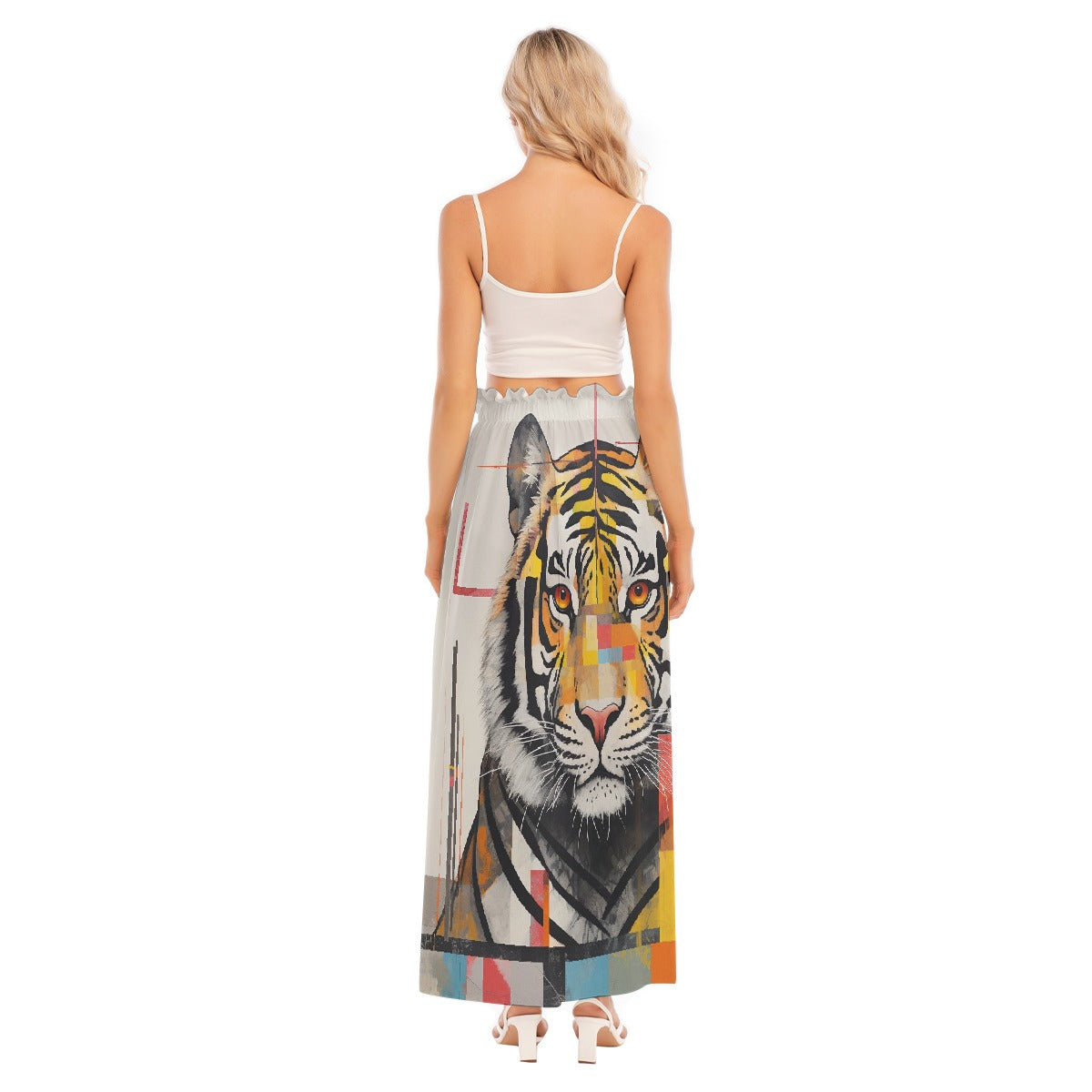 All-Over Print Women's Side Split Skirt