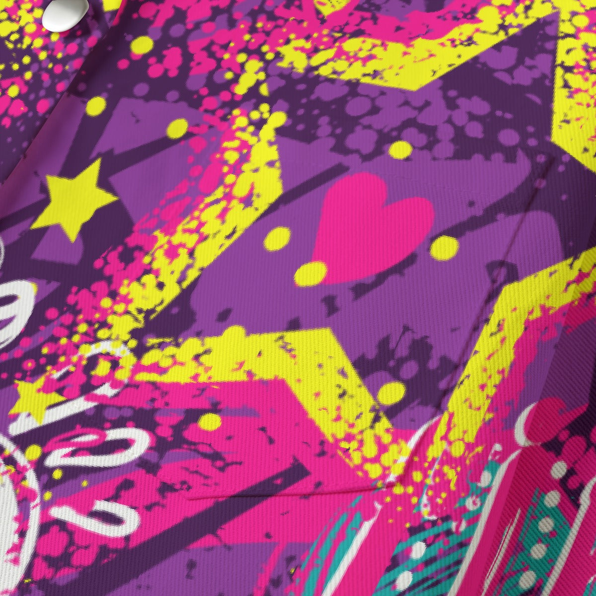 All-Over Print Women's Cropped Jacket | 245GSM Cotton
