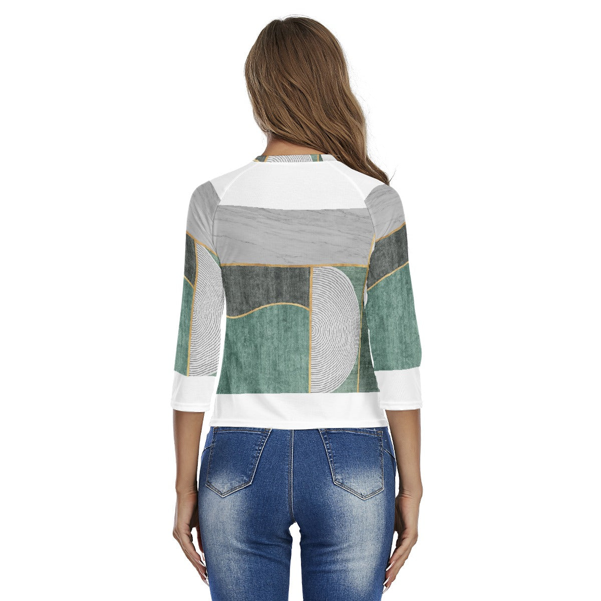 All-Over Print Women's Raglan Sleeves T-shirts