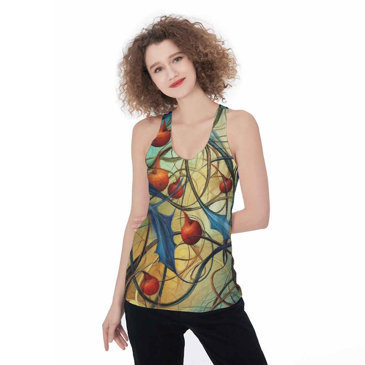 All-Over Print Women's Racerback Tank Top