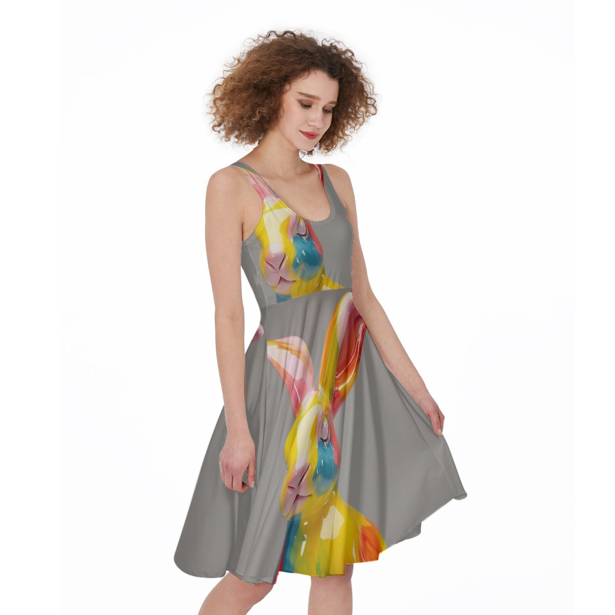 All-Over Print Women's Sleeveless Dress