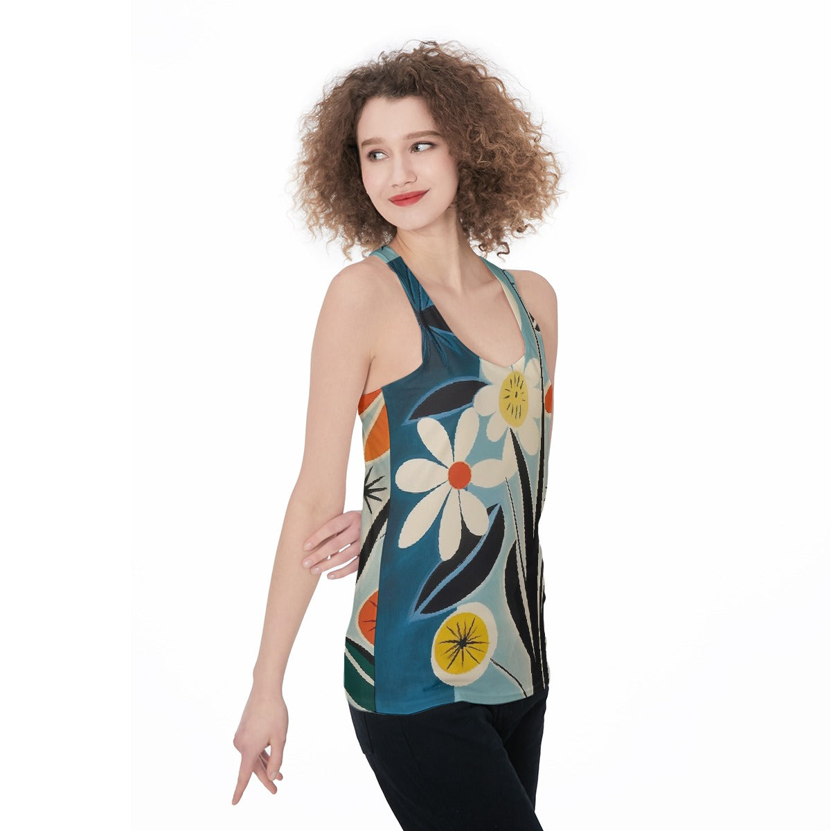All-Over Print Women's Racerback Tank Top