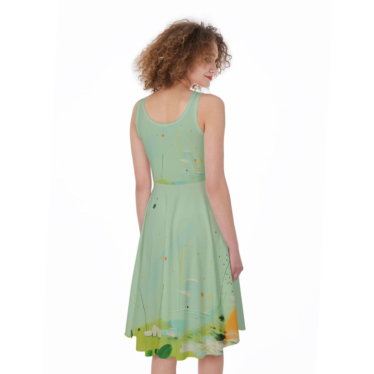 All-Over Print Women's Sleeveless Dress