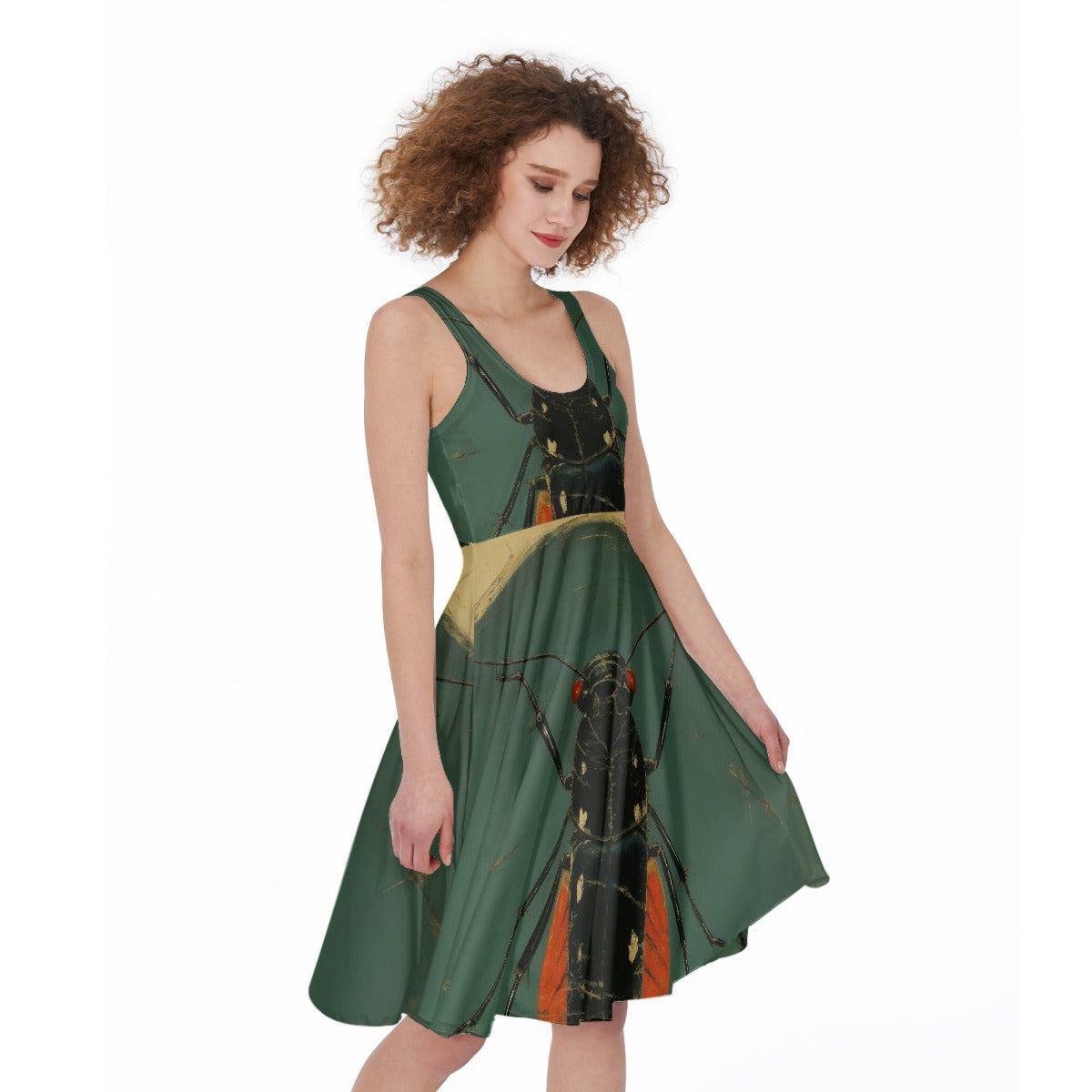 All-Over Print Women's Sleeveless Dress