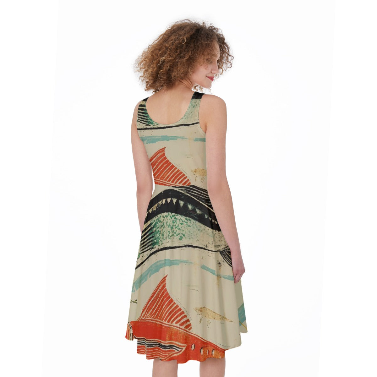 All-Over Print Women's Sleeveless Dress