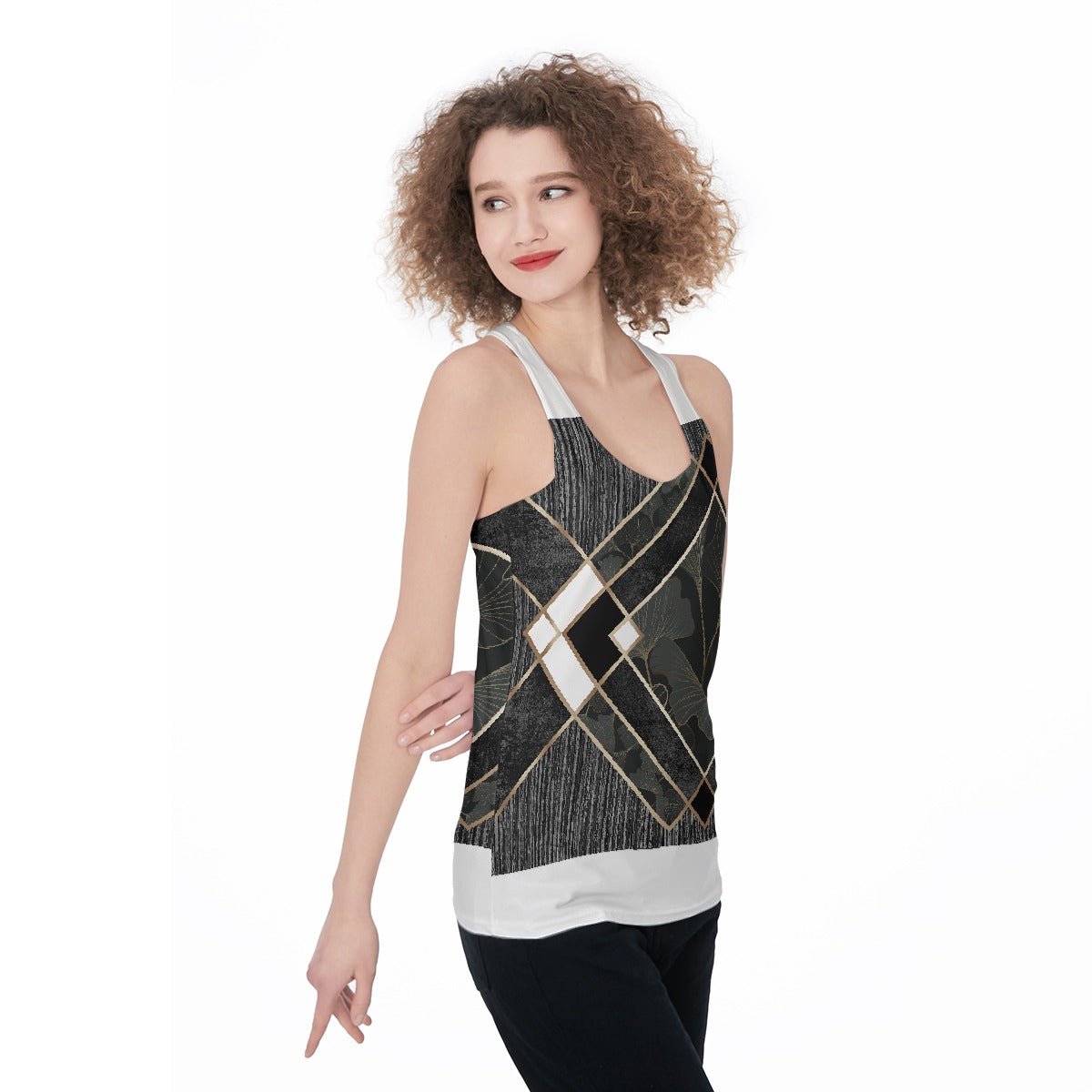 All-Over Print Women's Racerback Tank Top