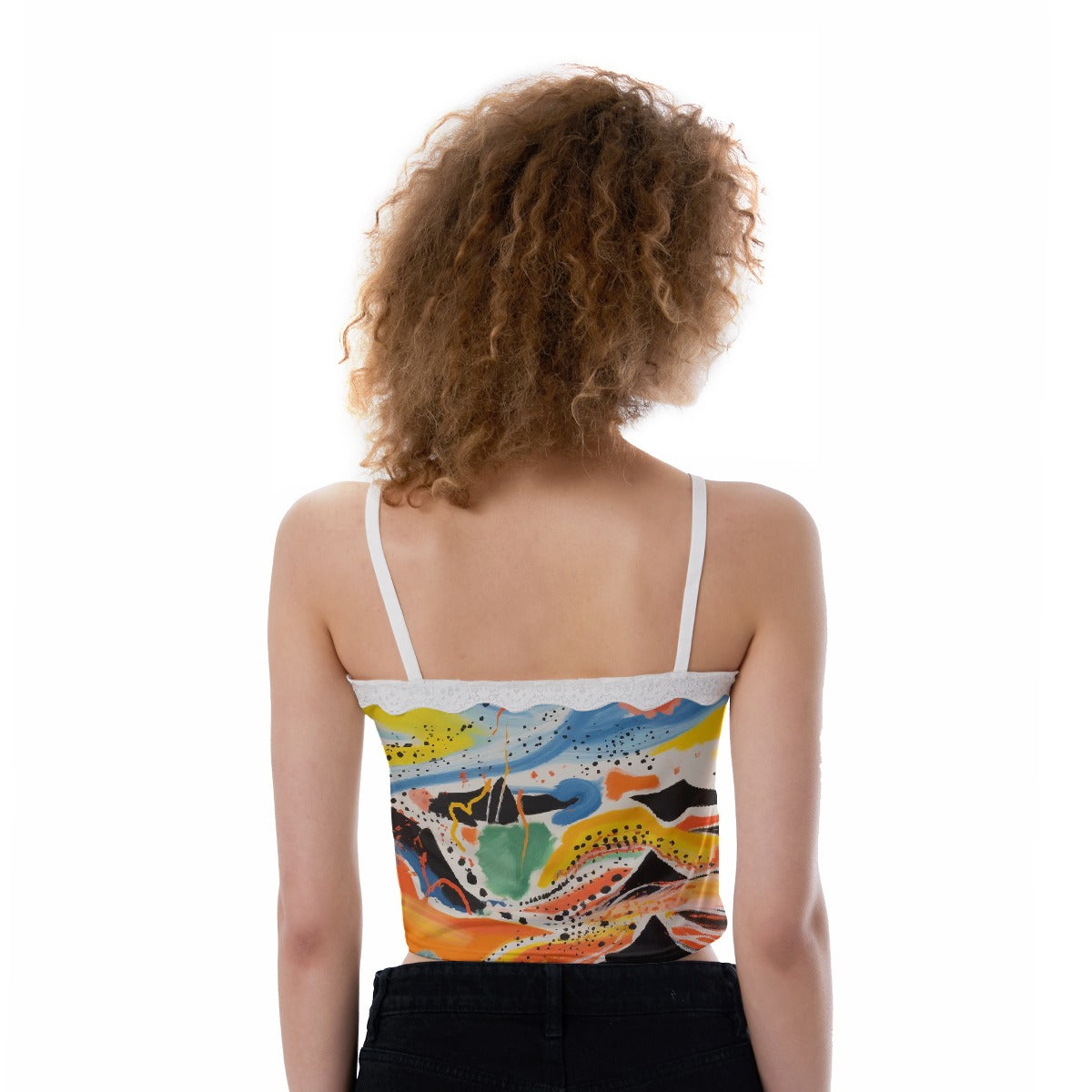 All-Over Print Women's Lace Camisole