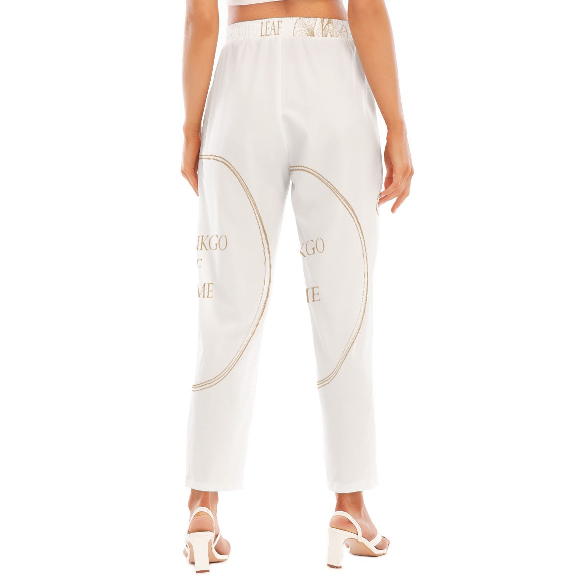 All-Over Print Women's Loose Straight-leg Pants