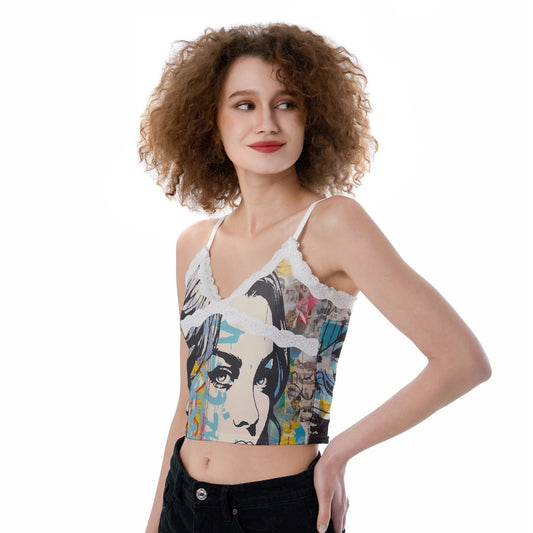 All-Over Print Women's Lace Camisole
