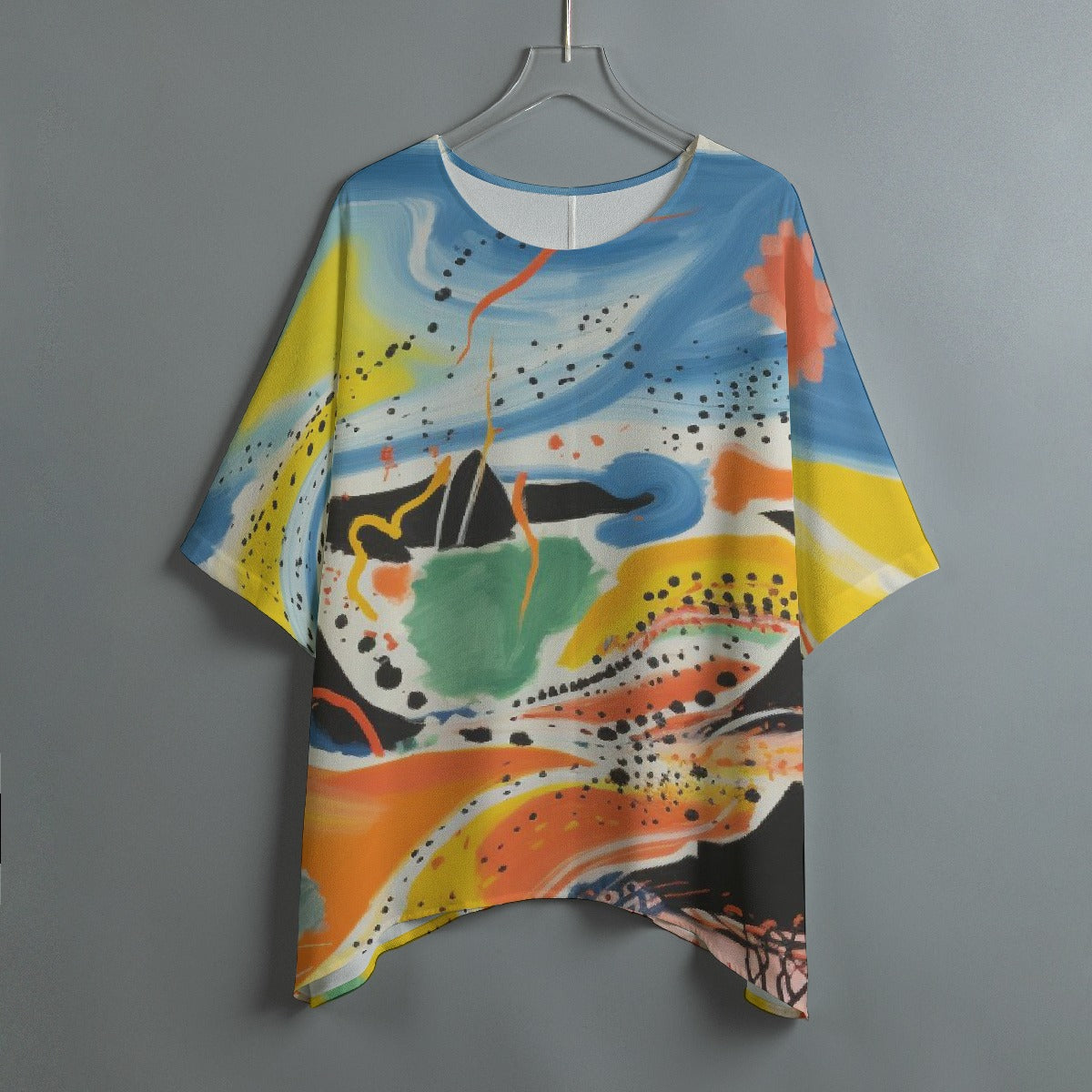 All-Over Print Women's Bat Sleeve Shirt