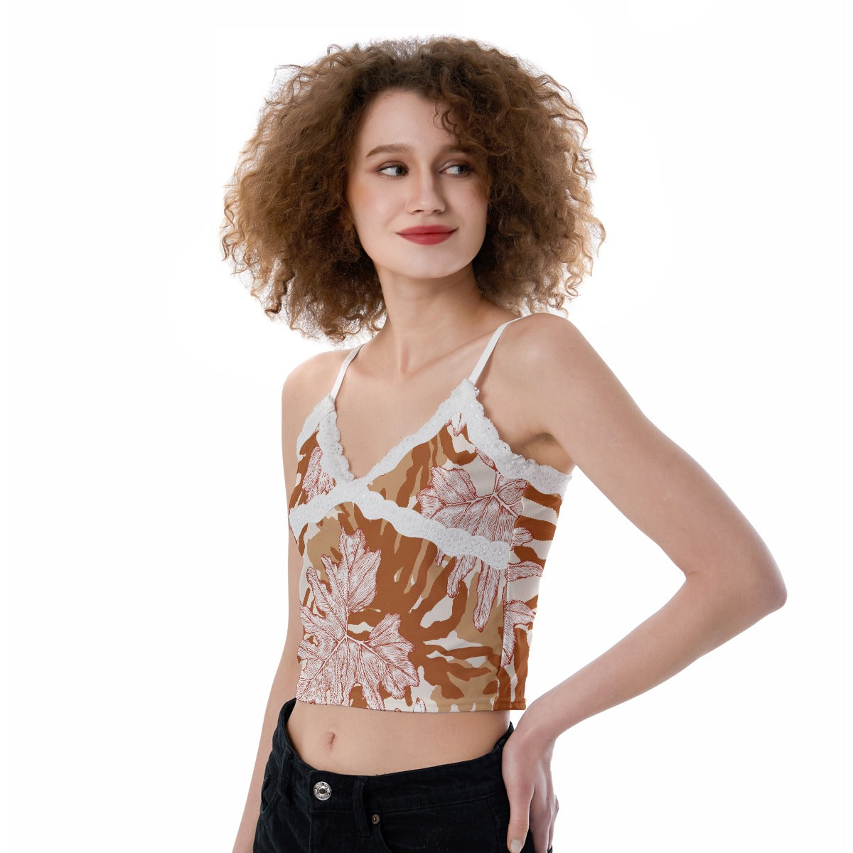 All-Over Print Women's Lace Camisole