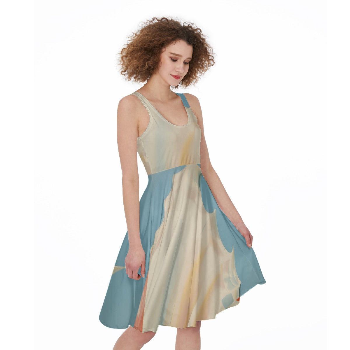 All-Over Print Women's Sleeveless Dress